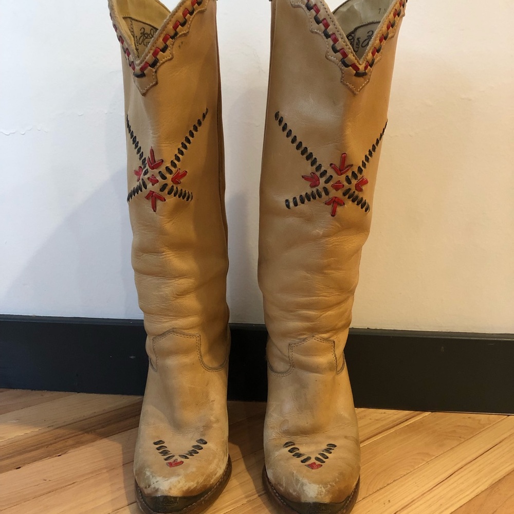 Vintage Zodiac Santa Fe Western Boots
